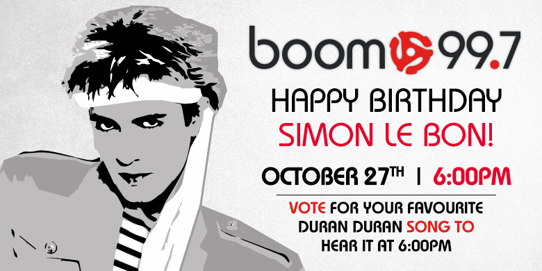 Happy Birthday Simon Le Bon | boom 99.7
