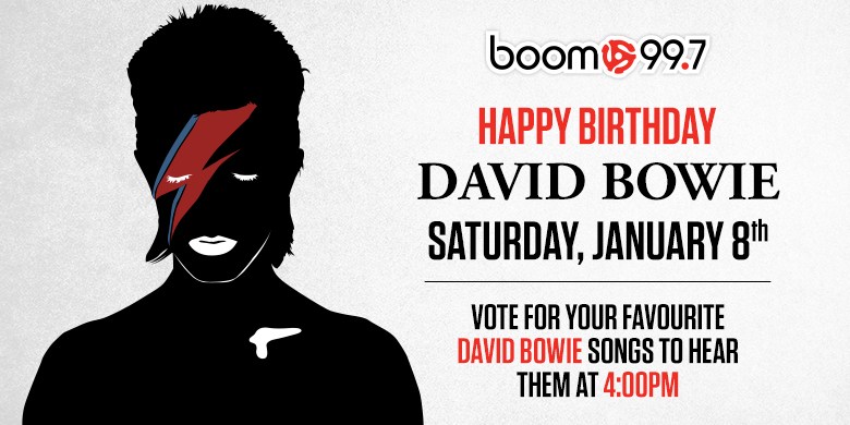 Happy Birthday David Bowie | boom 99.7