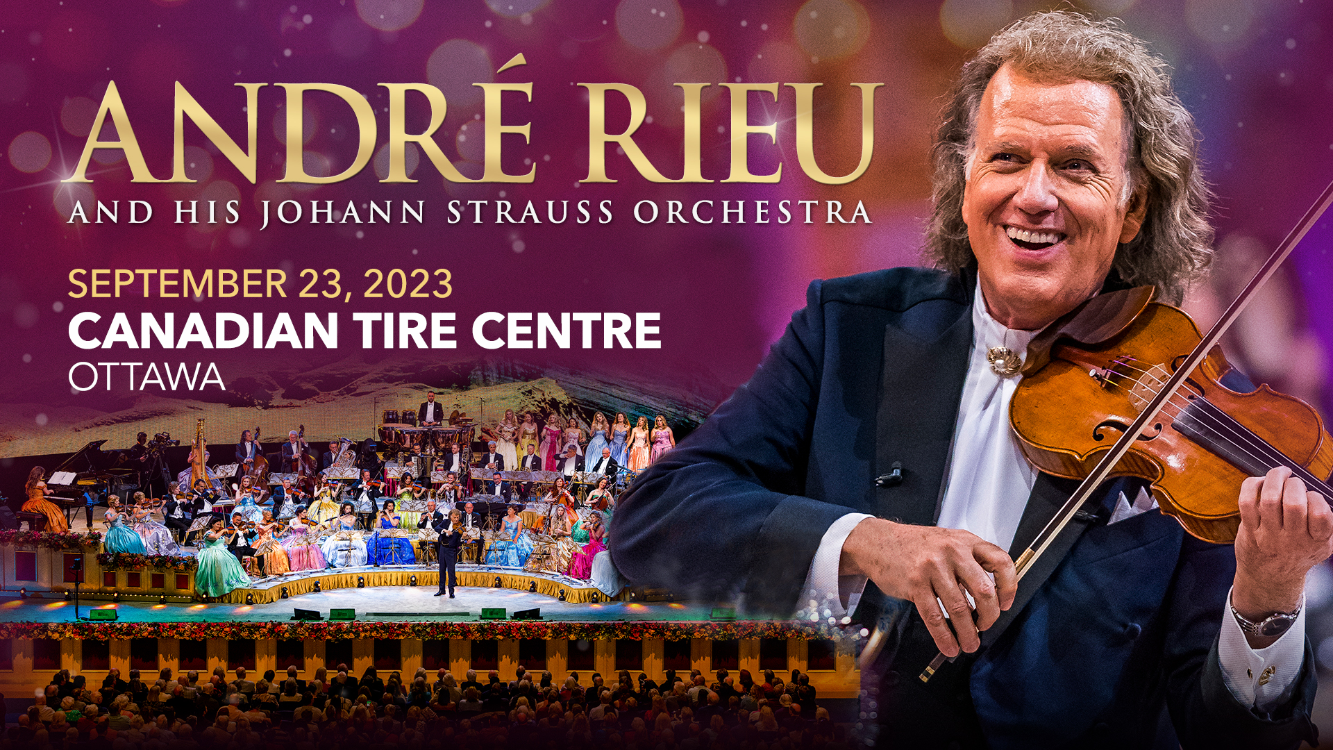 クラシック ANDRE RIEU André Rieu WORLD TOUR 2023 | boom 99.7
